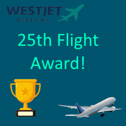 Awarded to pilots who complete 25 flights with the VA!