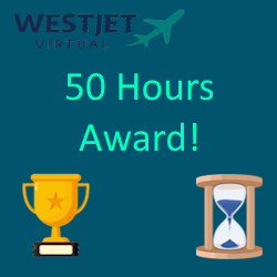 Awarded to pilots who complete 50 hours of flight with the VA!