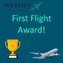 Awarded to pilots who complete their first flight with the VA!